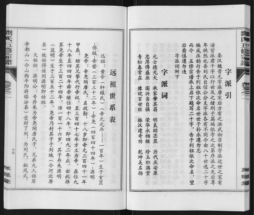 图片[3]-河南信阳固始县刘氏五修宗谱（敦睦堂）电子版PDF下载-中华家谱网