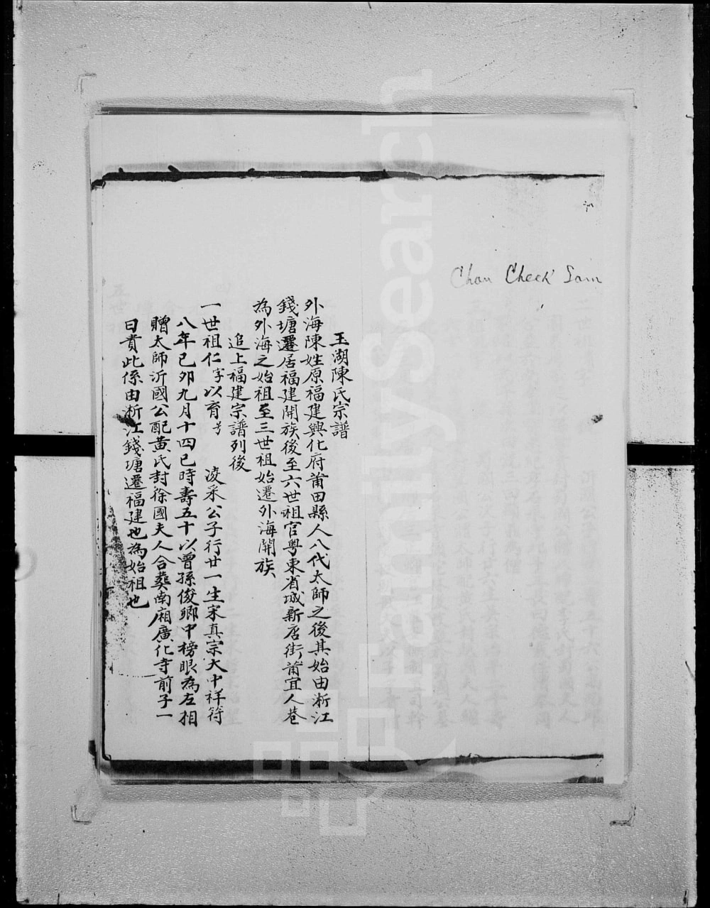 图片[1]-广东江门玉湖陈氏宗谱电子版PDF下载-中华家谱网