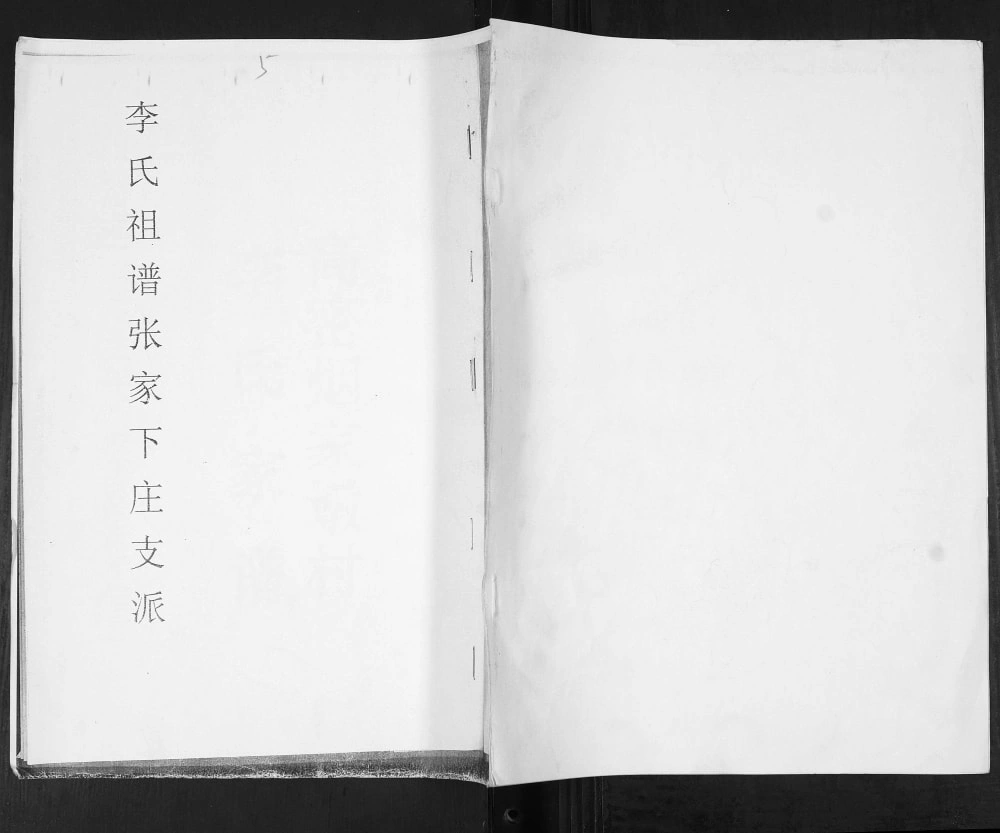 图片[1]-山东高密李氏族谱张家下庄支派电子版PDF下载-中华家谱网