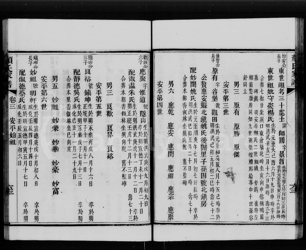 图片[3]-广东佛山南海区重修颜氏迁粤家谱电子版PDF下载-中华家谱网