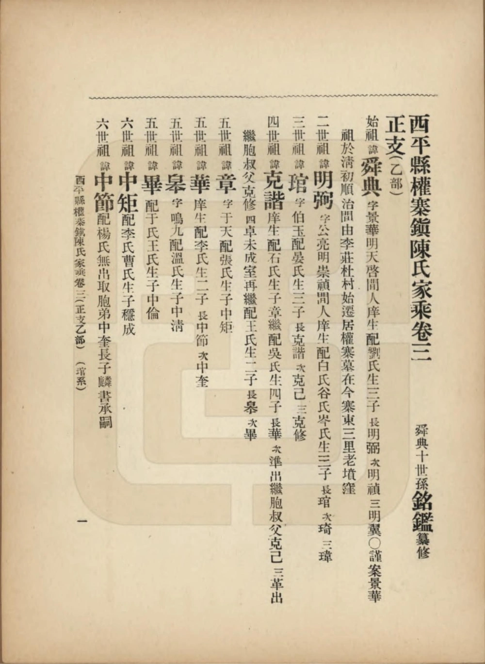 图片[7]-河南驻马店西平县权寨镇陈氏家乘电子版PDF下载-中华家谱网