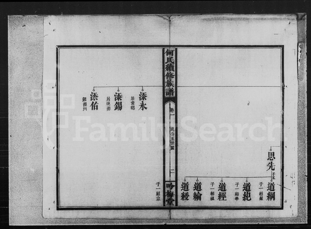 图片[6]-湖南常德何氏续修族谱（吟梅堂）电子版PDF下载-中华家谱网