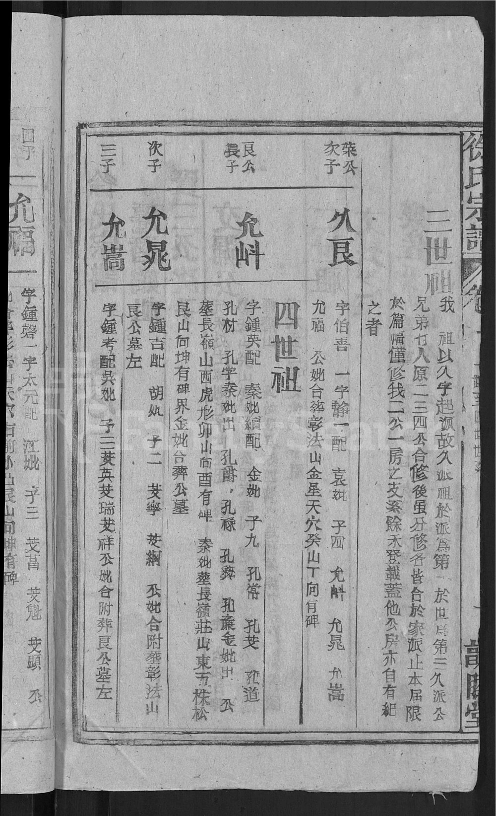 图片[5]-安徽潜山徐氏宗谱（敦睦堂）电子版PDF下载-中华家谱网