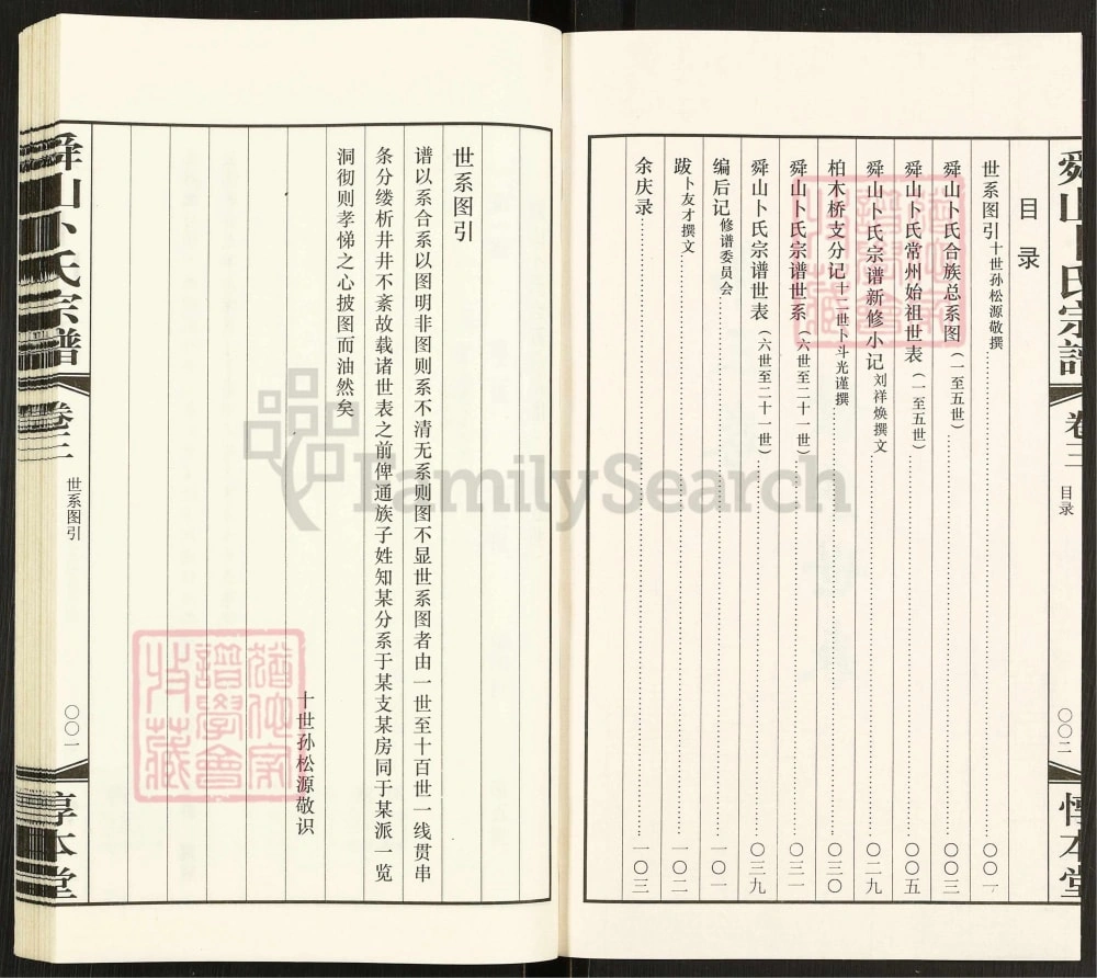 图片[3]-江苏常州武进区舜山卜氏宗谱（惇本堂）电子版PDF下载-中华家谱网