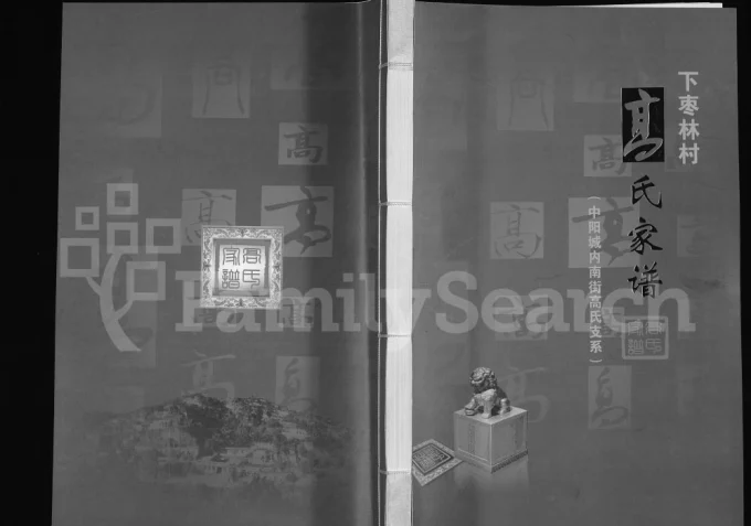 山西吕梁中阳县下枣林村高氏家谱电子版PDF下载-中华家谱网