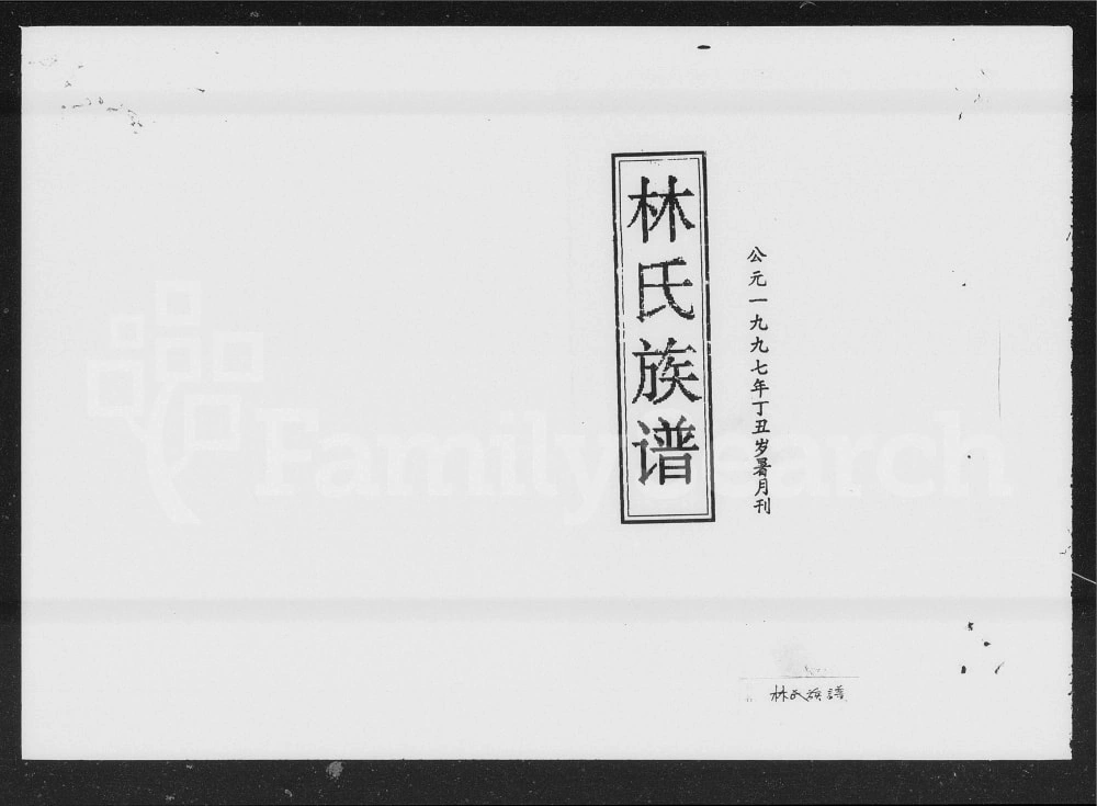 图片[1]-湖南邵阳西河林氏四修族谱（九龙堂）电子版PDF下载-中华家谱网