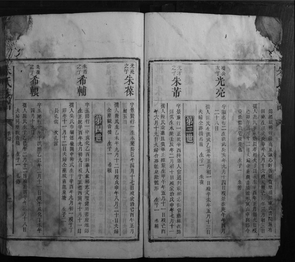图片[2]-湖南郴州汝城县朱氏族谱电子版PDF下载-中华家谱网