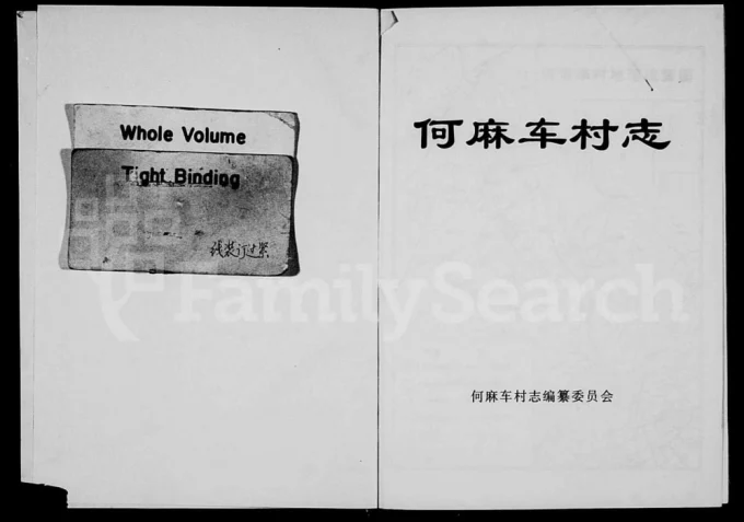 浙江义乌何麻车村志电子版PDF下载-中华家谱网