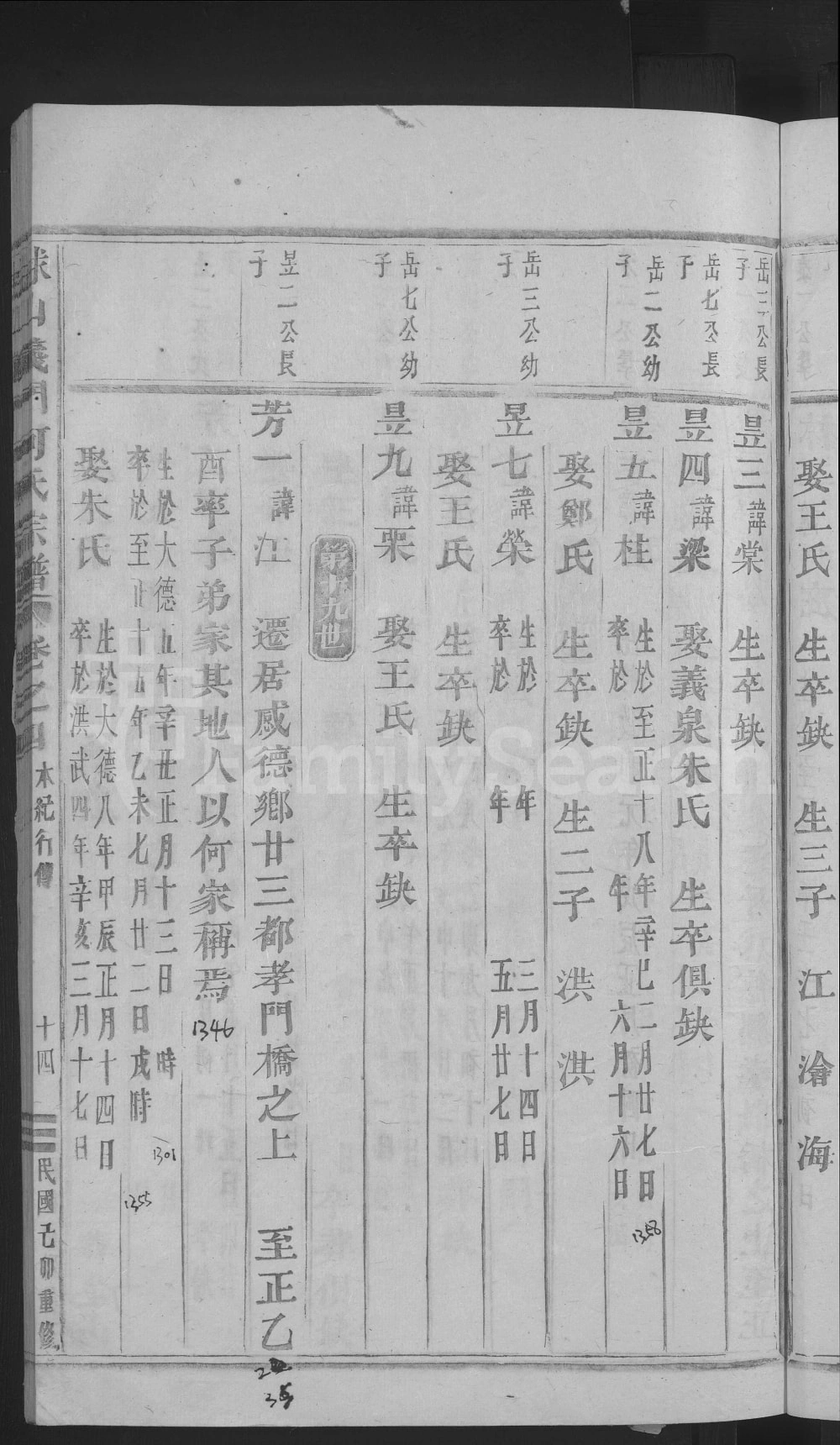 图片[6]-浙江金华浦江县球山义门何氏宗谱电子版PDF下载-中华家谱网