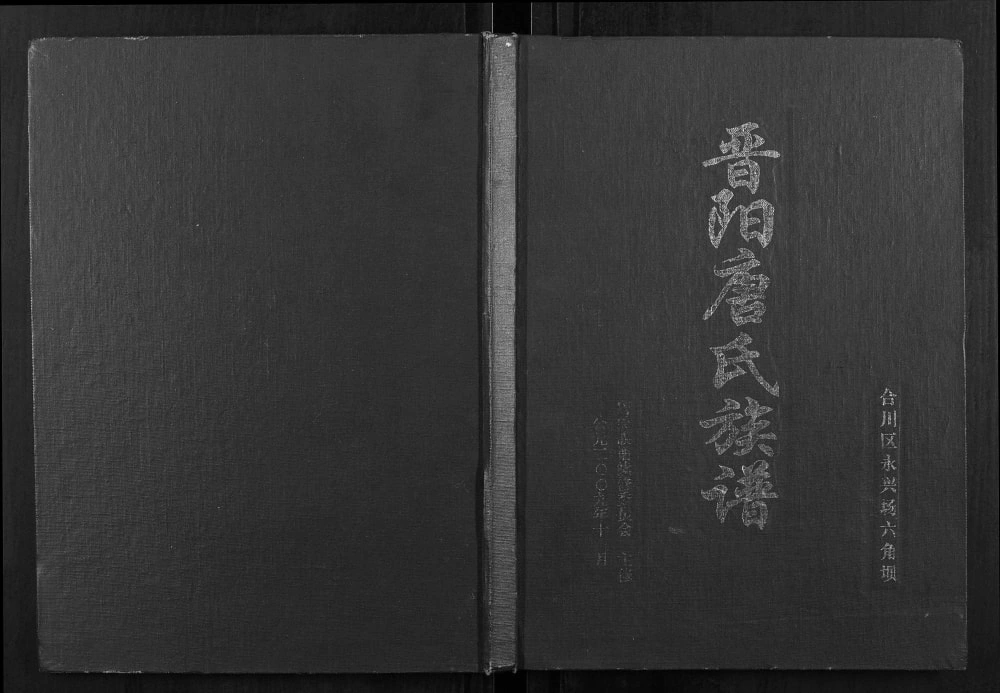 图片[1]-重庆合川区晋阳唐氏族谱电子版PDF下载-中华家谱网