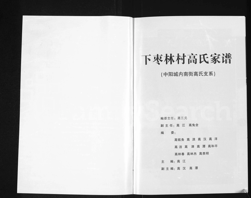 图片[2]-山西吕梁中阳县下枣林村高氏家谱电子版PDF下载-中华家谱网