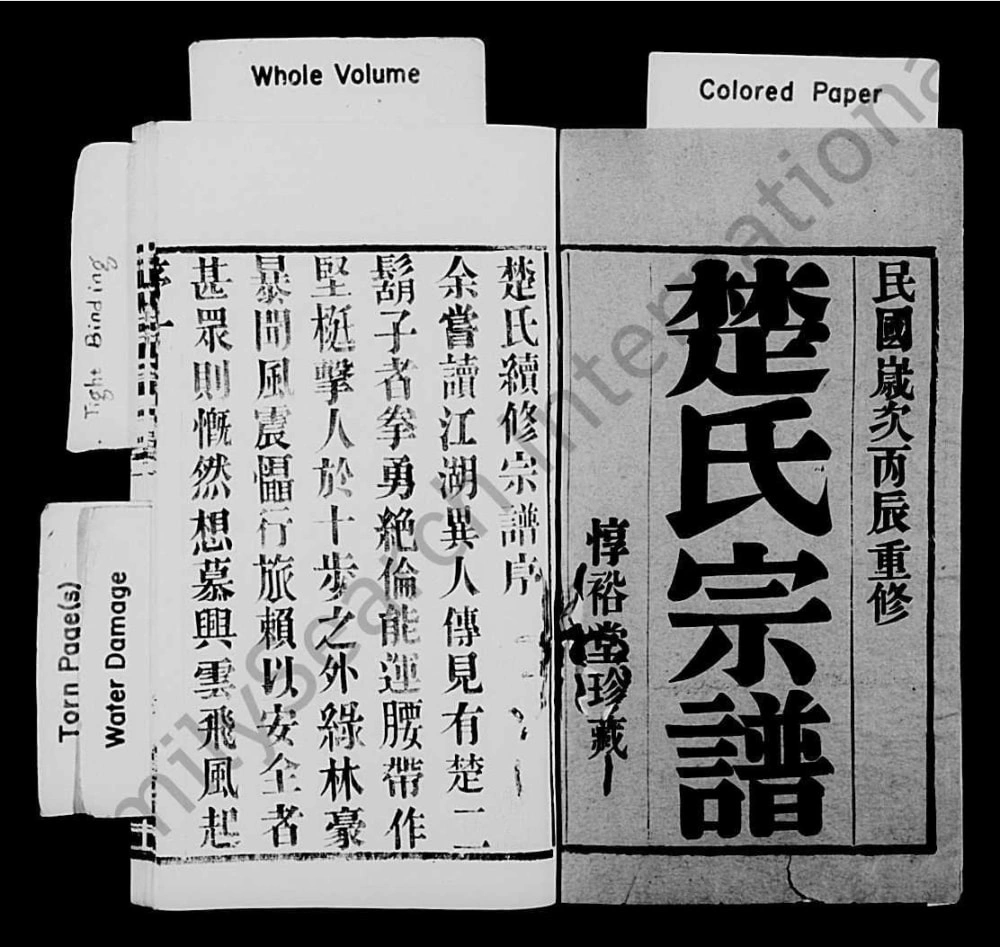 图片[2]-江苏无锡楚氏续修宗谱（惇裕堂）电子版PDF下载-中华家谱网
