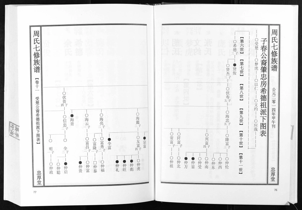 图片[7]-湖南娄底新化县周氏七修族谱（忠厚堂）电子版PDF下载-中华家谱网
