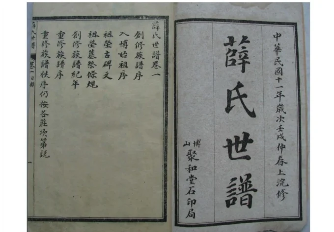 山东淄博博山区薛氏世谱电子版PDF下载-中华家谱网