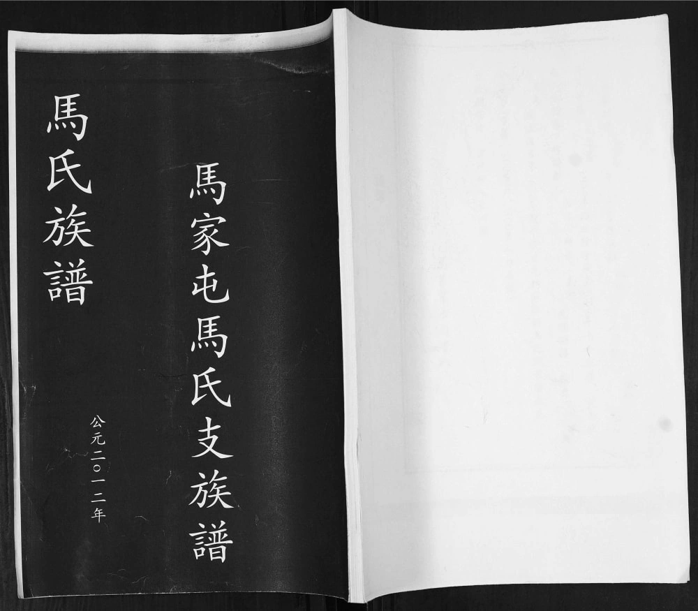 图片[1]-山东青岛即墨马家屯马氏支族谱（食德堂）电子版PDF下载-中华家谱网