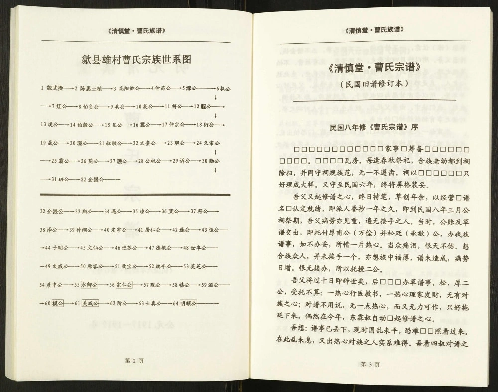 图片[2]-安徽明光曹氏宗谱（清慎堂）电子版PDF下载-中华家谱网