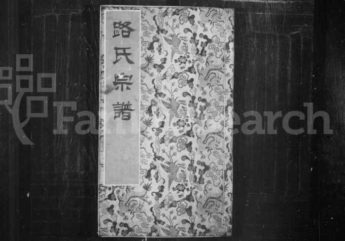 路氏宗谱电子版PDF下载-中华家谱网