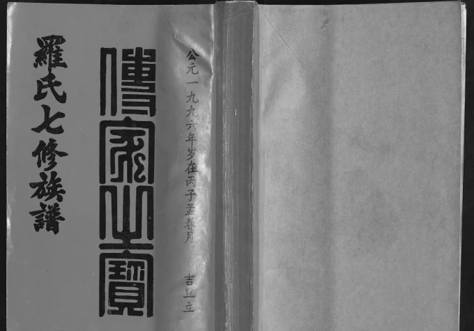 江西赣州赣雩兴罗氏七修族谱(豫章堂)电子版PDF下载-中华家谱网