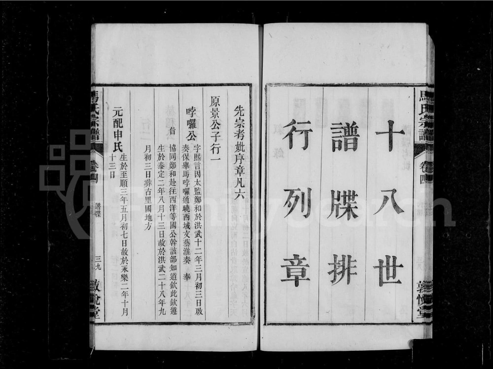 图片[6]-安徽安庆怀宁马氏宗谱（敦悦堂）电子版PDF下载-中华家谱网