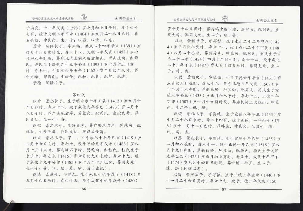 图片[3]-重庆大足区唐氏宗谱全明公宗支大足双牌系电子版PDF下载-中华家谱网