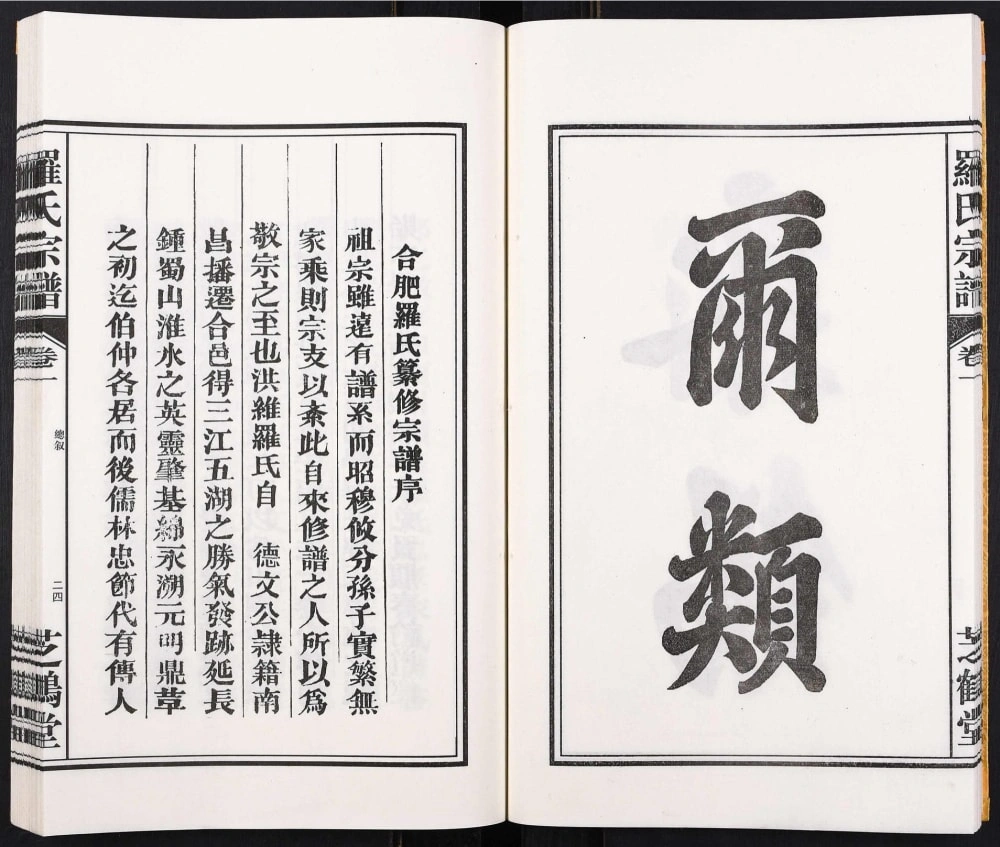 图片[2]-安徽合肥关家庙旧镇庙罗氏宗谱（芝鹤堂）电子版PDF下载-中华家谱网