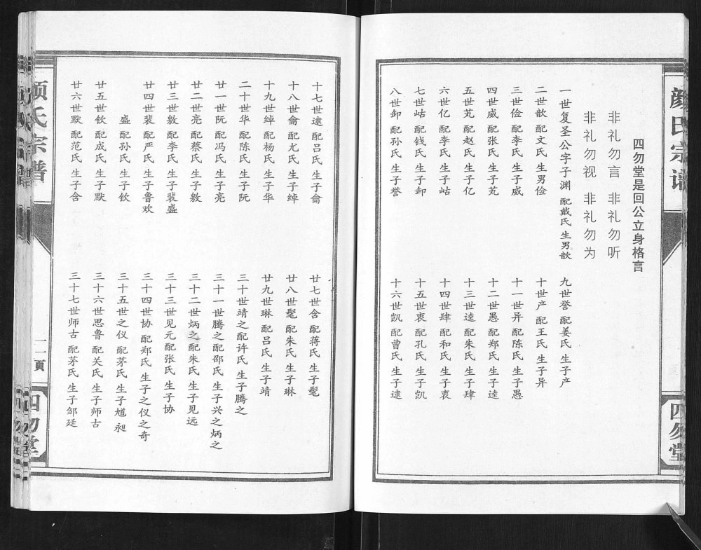 图片[5]-江苏盐城建湖县东鲁颜氏族谱（四勿堂）电子版PDF下载-中华家谱网