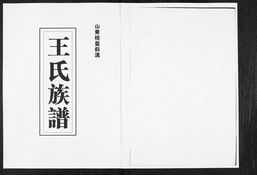 图片[1]-山东淄博桓台斜沟王氏族谱电子版PDF下载-中华家谱网