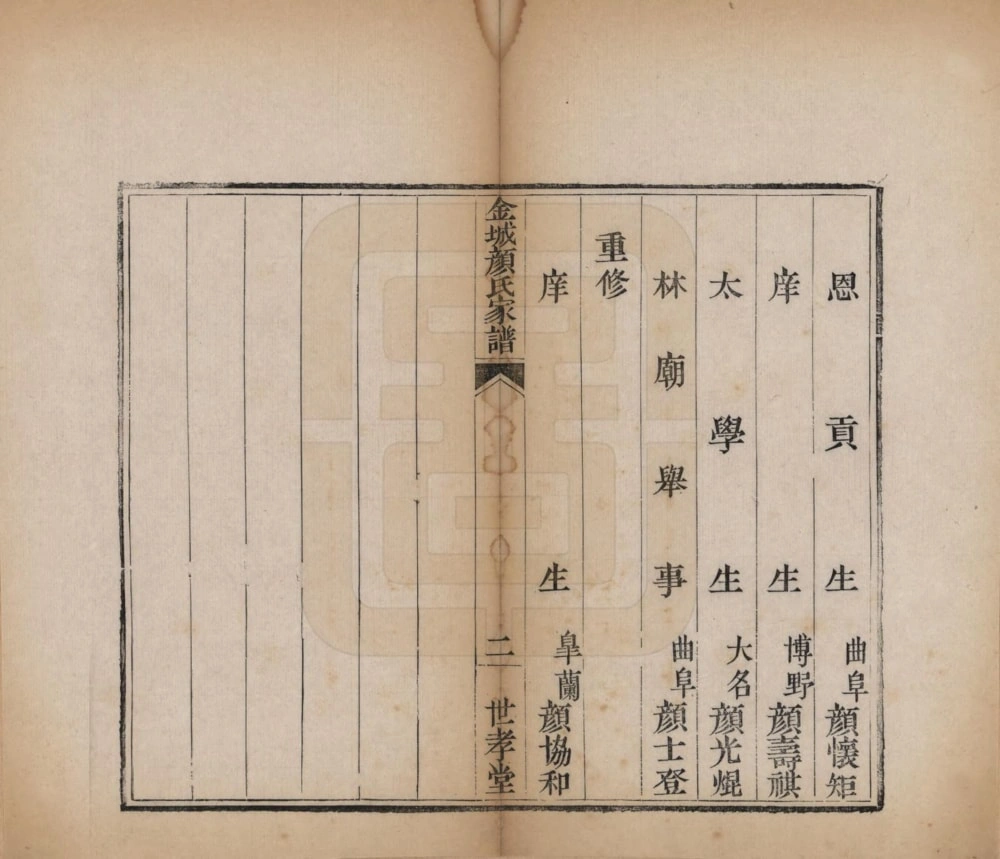 图片[3]-甘肃兰州金城颜氏家谱（世孝堂）电子版PDF下载-中华家谱网