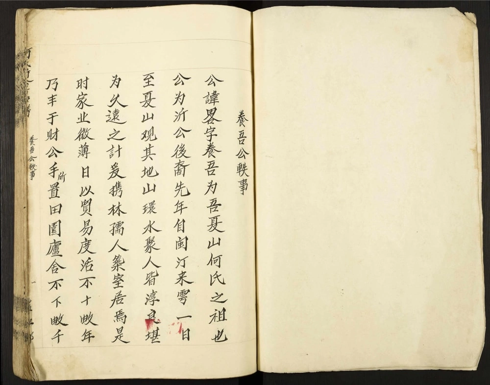 图片[1]-江西赣州于都夏山何氏沂公房草谱电子版PDF下载-中华家谱网