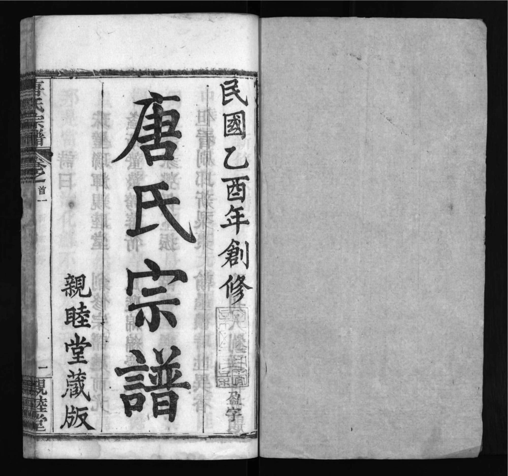 图片[2]-湖北麻城唐氏宗谱（亲睦堂）电子版PDF下载-中华家谱网
