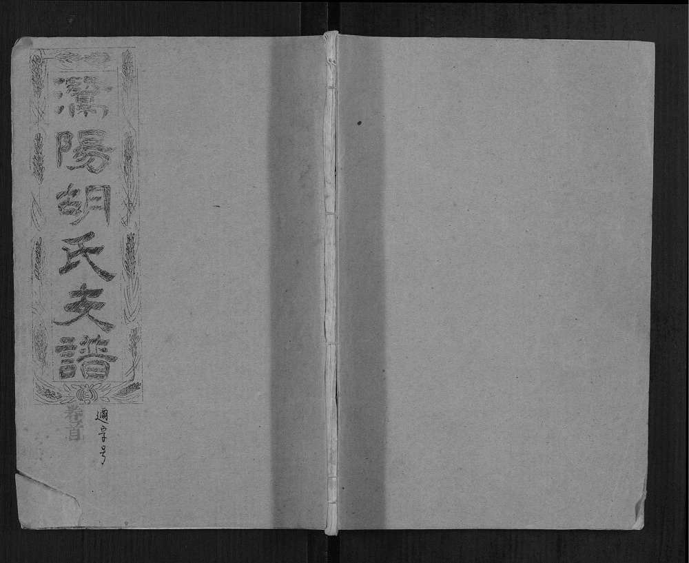 图片[1]-安徽安庆潜山县潜阳胡氏支谱（敦睦堂）电子版PDF下载-中华家谱网