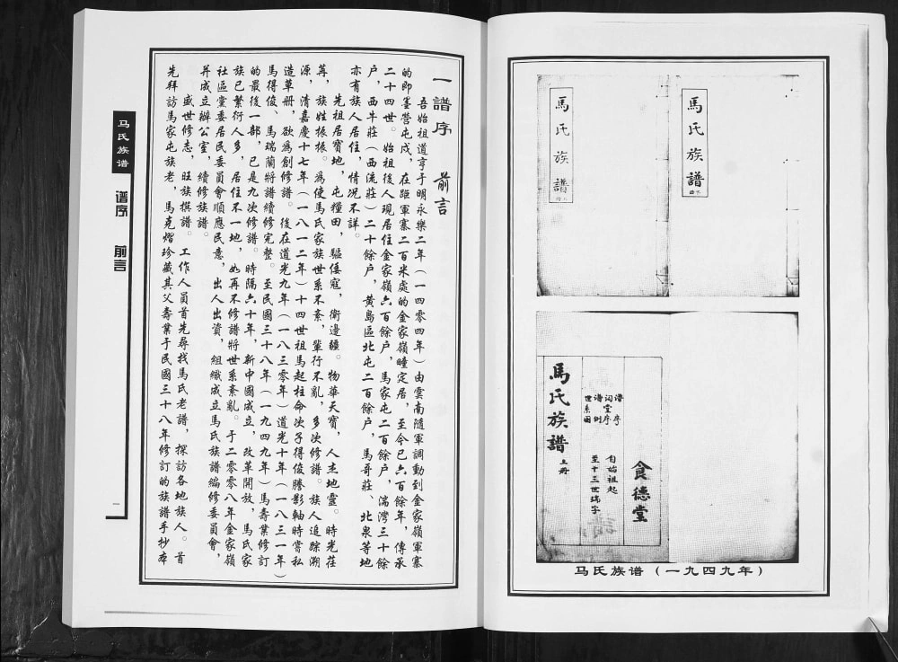 图片[2]-山东青岛崂山区金家岭马氏族谱（食德堂）电子版PDF下载-中华家谱网