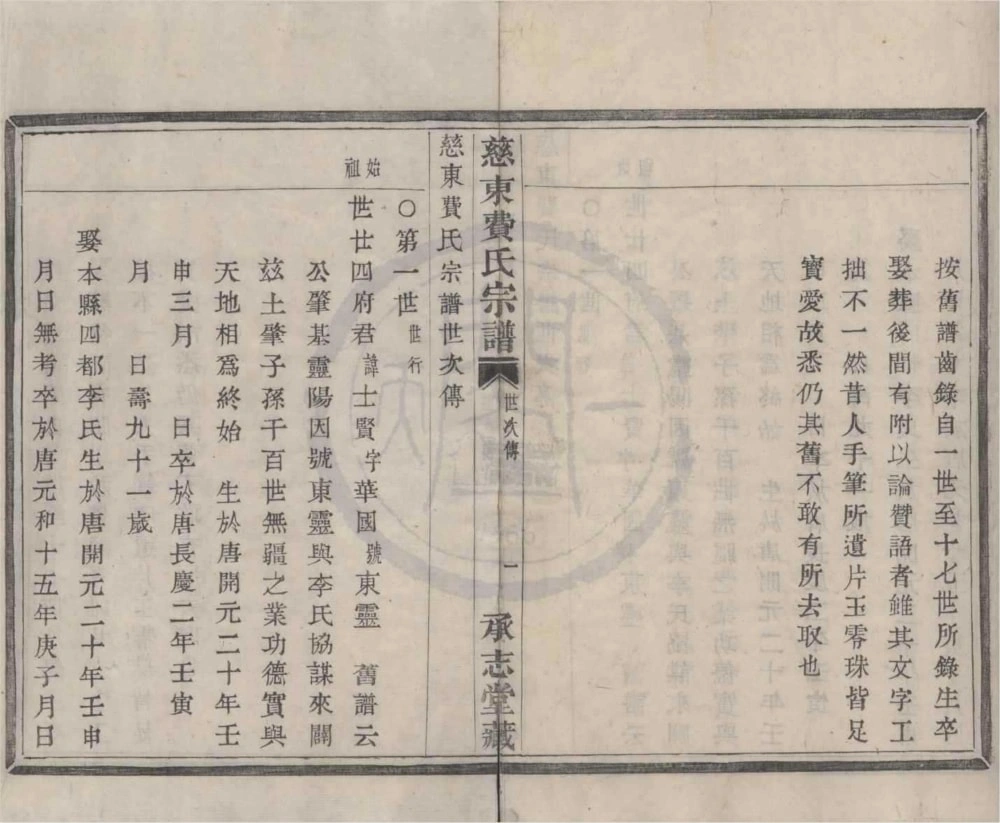 图片[4]-浙江宁波慈东费氏宗谱（承志堂）电子版PDF下载-中华家谱网