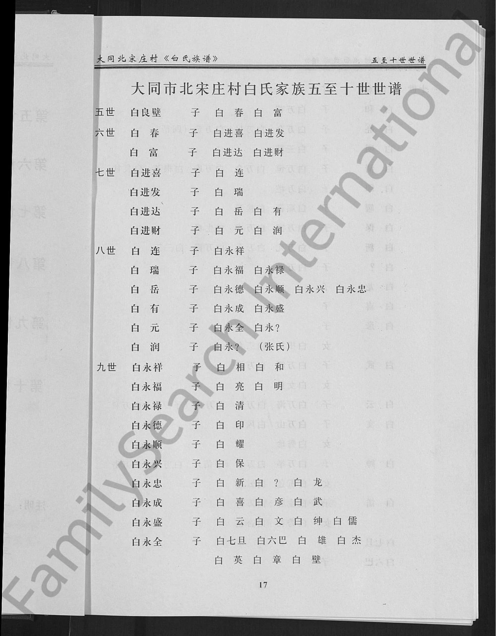 图片[4]-山西大同市北宋庄村白氏族谱电子版PDF下载-中华家谱网