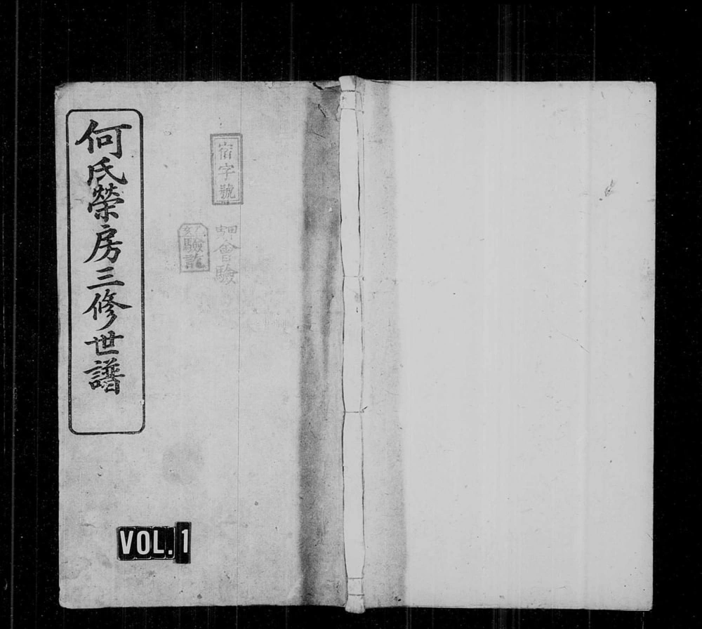 图片[1]-湖南湘乡城前何氏荣房三修世谱（庐江堂）电子版PDF下载-中华家谱网