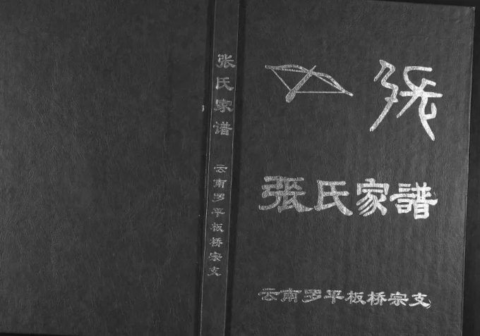 云南曲靖罗平板桥宗支张氏家谱电子版PDF下载-中华家谱网