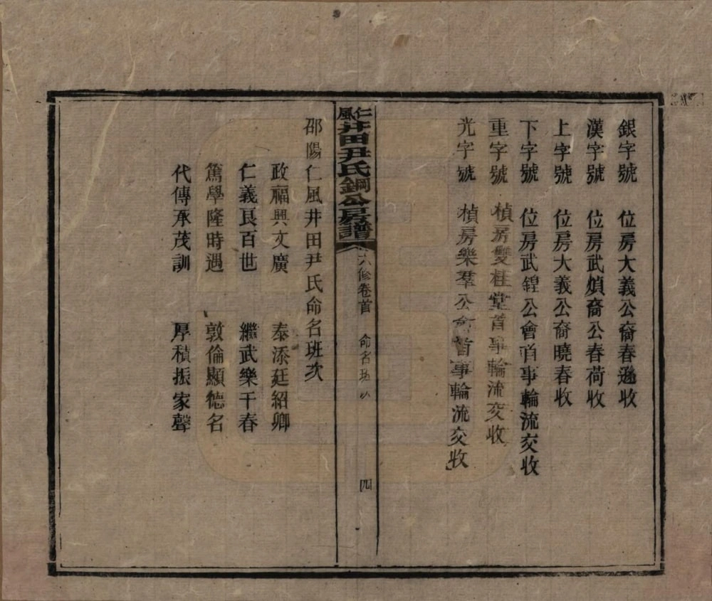 图片[4]-湖南邵阳仁风井田尹氏钢公房谱电子版PDF下载-中华家谱网