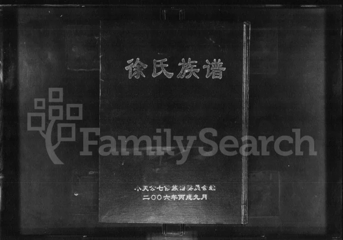 湖南益阳徐氏族谱电子版PDF下载-中华家谱网