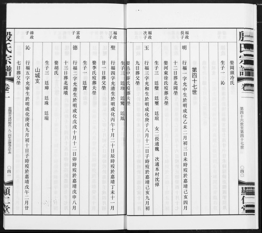 图片[5]-江苏丹阳练湖张官渡村殷氏宗谱（显仁堂）电子版PDF下载-中华家谱网