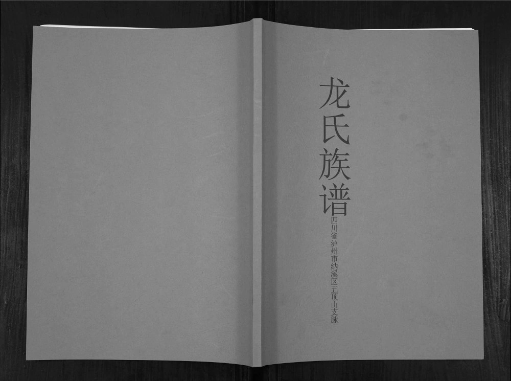 图片[1]-四川泸州纳溪区五顶山支脉龙氏族谱电子版PDF下载-中华家谱网