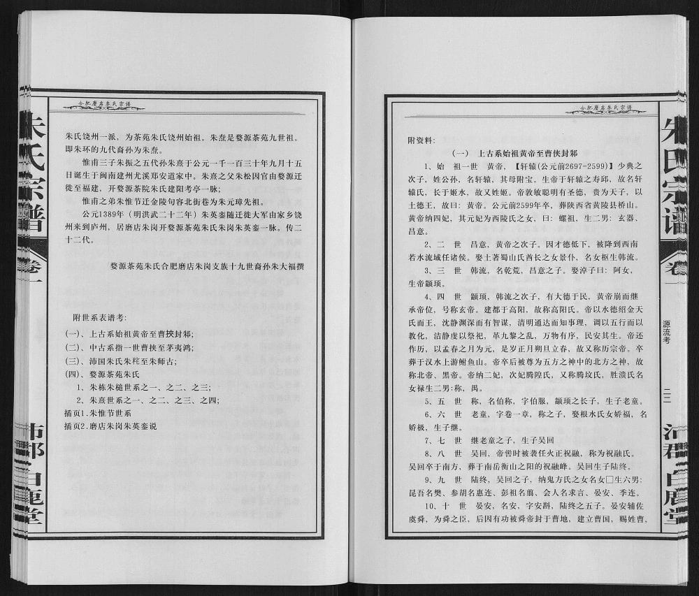 图片[5]-安徽合肥东乡磨店朱岗朱氏宗谱（白鹿堂）电子版PDF下载-中华家谱网