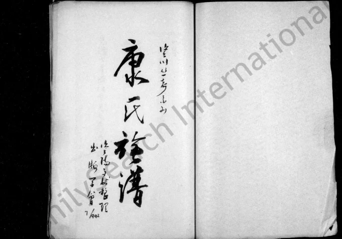 四川资阳雁江区康氏家谱-中华家谱网