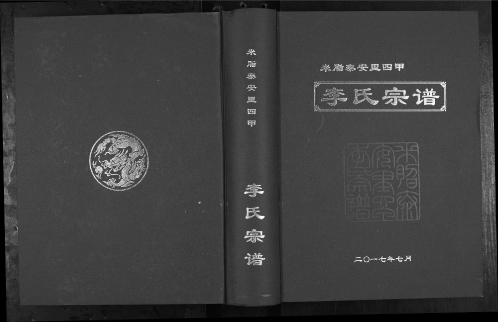 图片[1]-陕西榆林米脂泰安里四甲李氏宗谱电子版PDF下载-中华家谱网