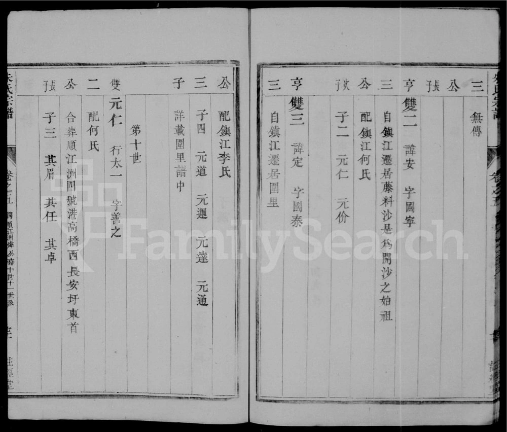 图片[6]-江苏镇江润东顺江洲朱氏重修族谱（注经堂）电子版PDF下载-中华家谱网