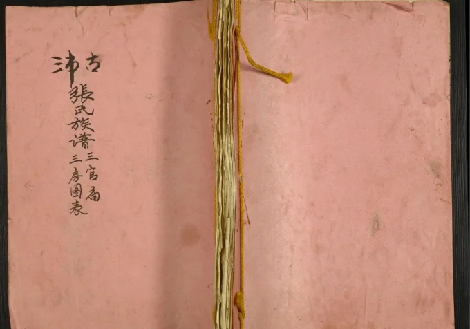 江苏徐州沛县古沛张氏族谱三官庙三房图表(孝友堂)电子版PDF下载-中华家谱网