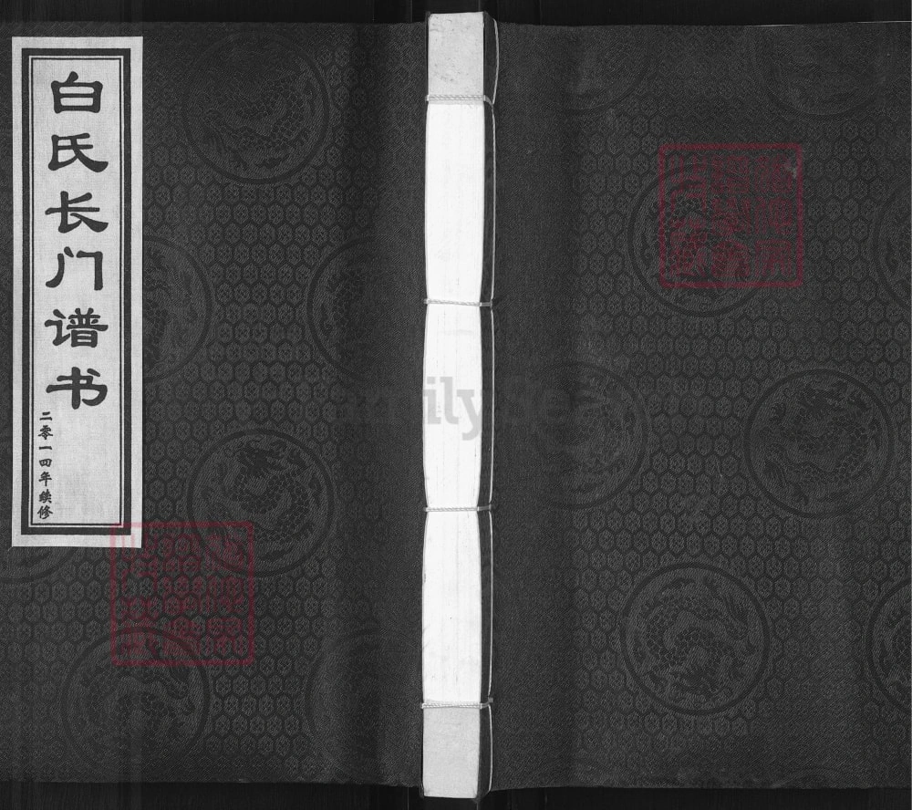 图片[1]-河北沧州白氏长门谱书电子版PDF下载-中华家谱网