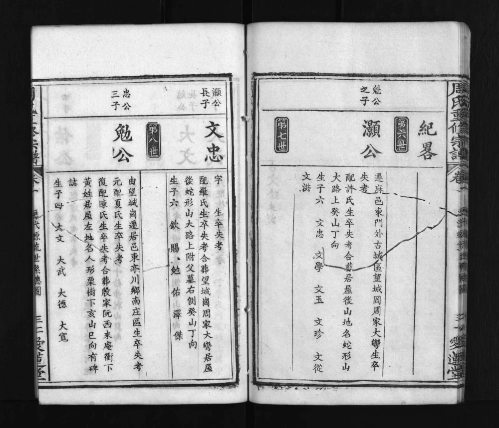 图片[8]-湖北麻城周氏重修宗谱（爱莲堂）电子版PDF下载-中华家谱网