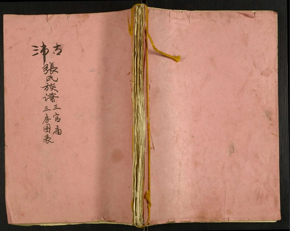图片[1]-江苏徐州沛县古沛张氏族谱三官庙三房图表（孝友堂）电子版PDF下载-中华家谱网