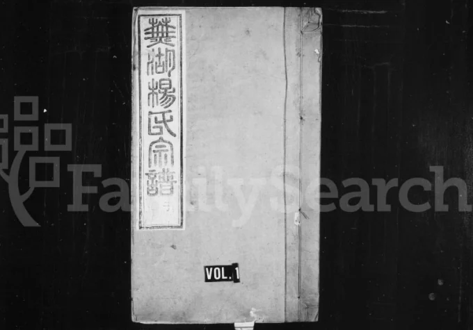 安徽芜湖杨氏宗谱电子版PDF下载-中华家谱网