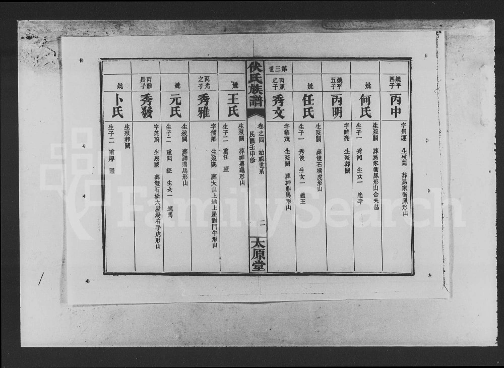 图片[3]-湖南汨罗伏氏族谱（太原堂）电子版PDF下载-中华家谱网